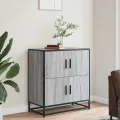 Buffet sonoma gris 68x35x76 cm bois d'ingénierie