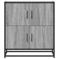 Buffet sonoma gris 68x35x76 cm bois d'ingénierie
