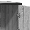 Buffet sonoma gris 68x35x76 cm bois d'ingénierie