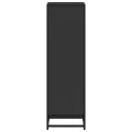Bibliothèque noir 33,5x33x107,5 cm bois d'ingénierie