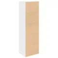 Bibliothèque blanc 31x24x102 cm bois d'ingénierie