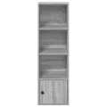 Bibliothèque sonoma gris 31x24x102 cm bois d'ingénierie