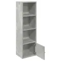 Bibliothèque gris béton 31x24x102 cm bois d'ingénierie