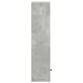 Bibliothèque gris béton 31x24x102 cm bois d'ingénierie