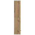 Bibliothèque chêne artisanal 31x24x127 cm bois d'ingénierie