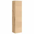 Bibliothèque chêne artisanal 31x24x127 cm bois d'ingénierie