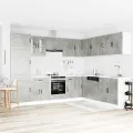 Ensemble d'armoires de cuisine 14 pcs Kalmar bois d'ingénierie
