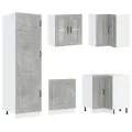 Ensemble d'armoires de cuisine 14 pcs Kalmar bois d'ingénierie