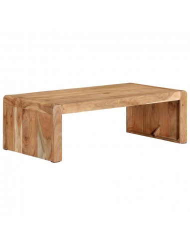 Table basse 110x55x35 cm bois massif d'acacia