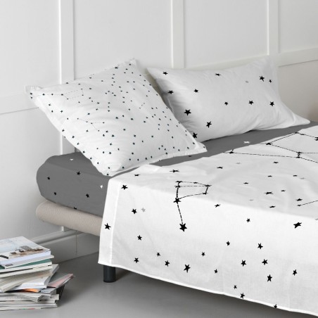 Onderlaken HappyFriday BLANC Multicolour 105 x 200 x 32 cm