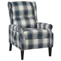 Fauteuil inclinable Bleu Tissu
