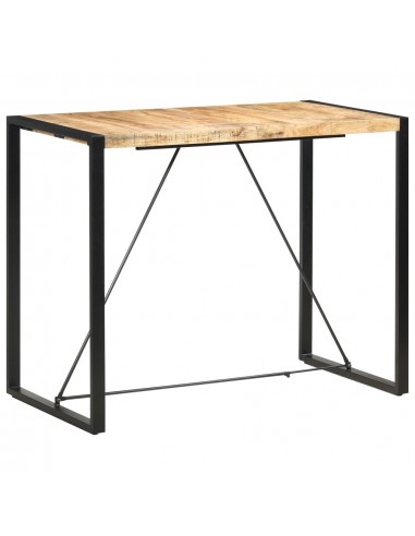 Table de bar 140x70x110 cm Bois de manguier massif