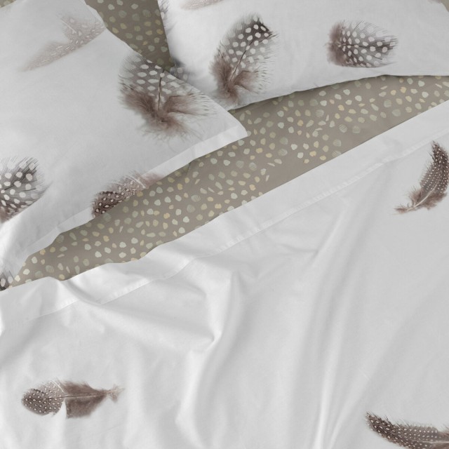 Sábana Bajera Ajustable HappyFriday Light Multicolor 180 x 200 x 32 c