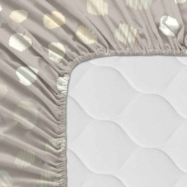 Lenzuolo con angoli aderenti HappyFriday Light Multicolore 180 x 200 x