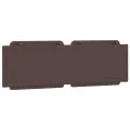 Coussin de tête de lit marron 160 cm similicuir