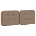 Coussin de tête de lit cappuccino 120 cm similicuir