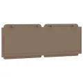 Coussin de tête de lit cappuccino 120 cm similicuir