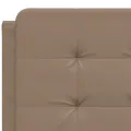 Coussin de tête de lit cappuccino 120 cm similicuir
