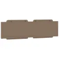 Coussin de tête de lit cappuccino 180 cm similicuir