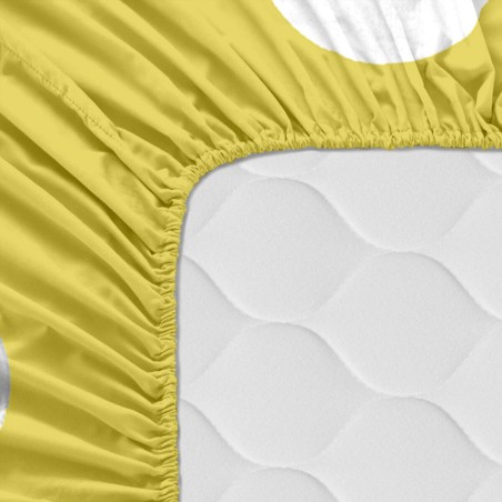 Drap housse HappyFriday HAPPYFRIDAY Multicouleur 28 x 2 x 38 cm 90 x 2