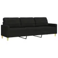 Ensemble de canapés 4 pcs repose-pied et coussins décoratifs