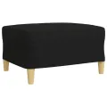 Ensemble de canapés 4 pcs repose-pied et coussins décoratifs