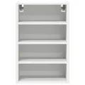 Armoire suspendue blanc 40x29,5x60 cm bois d'ingénierie