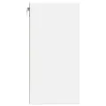Armoire suspendue blanc 40x29,5x60 cm bois d'ingénierie