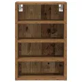 Armoire suspendue vieux bois 40x29,5x60 cm bois d'ingénierie