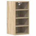 Armoire suspendue chêne sonoma 30x29,5x60 cm bois d'ingénierie