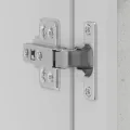 Armoire murale de cuisine avec porte en verre Porto gris béton