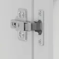 Armoire murale de cuisine avec porte en verre Porto blanc