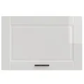 Armoire murale de cuisine Porto blanc brillant bois ingénierie