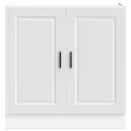 Meuble bas pour évier Porto blanc 80x46x81,5 cm bois ingénierie