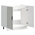 Meuble bas pour évier Porto blanc 80x46x81,5 cm bois ingénierie