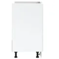 Meuble bas pour évier Porto blanc 80x46x81,5 cm bois ingénierie