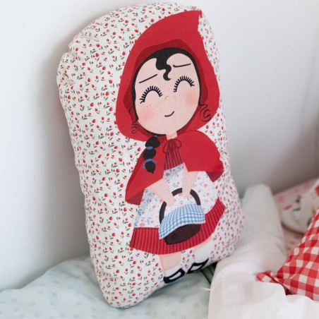 Cushion HappyFriday Mr Fox Multicolour Little Red Riding Hood 40 x 30