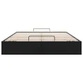 Cadre de lit ottoman sans matelas noir 140x200 cm similicuir
