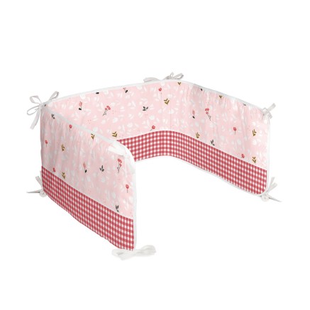 Protection du berceau HappyFriday Mr fox Red riding hood Multicouleur