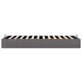 Cadre de lit ottoman sans matelas gris 90x200 cm similicuir