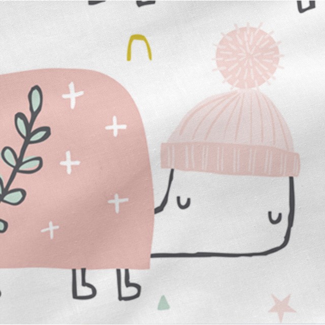 Dekbedovertrek zonder vulling HappyFriday Moshi Moshi Best buddies Mul