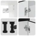 Ensemble d'armoires de cuisine 14 pcs Porto bois d'ingénierie