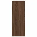 Buffet chêne marron 81x37x100 cm bois d'ingénierie