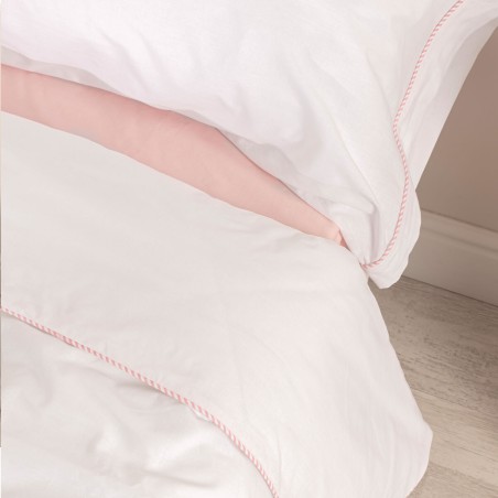 Dekbedovertrek set HappyFriday Basic Kids Roze Bed van 105 2 Onderdele