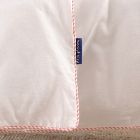 Juego de funda nórdica HappyFriday Basic Kids Rosa Cuna de Bebé 2 Pi