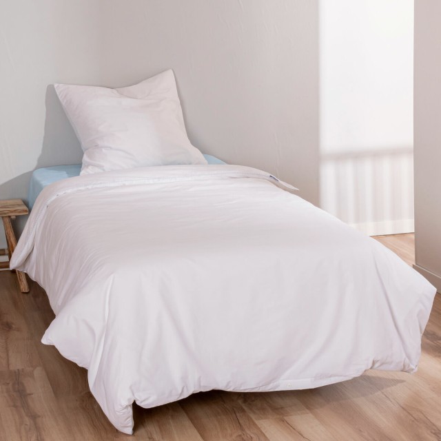 Dekbedovertrek set HappyFriday Basic Kids Blauw Bed van 80 2 Onderdele