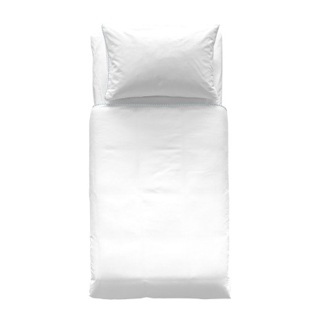 Set di copripiumino HappyFriday Basic Kids Azzurro Culla Neonato 2 Pez