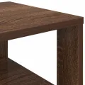 Étagère à chaussures chêne marron 61x32x70 cm bois d'ingénierie