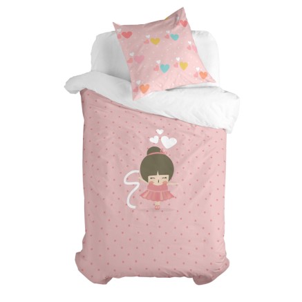 Bettbezug-Set HappyFriday Happynois Dancing Bunt Einzelmatratze 2 Stü