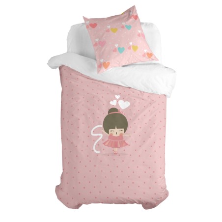Parure de couette HappyFriday Happynois Dancing Multicouleur Lit 1 per